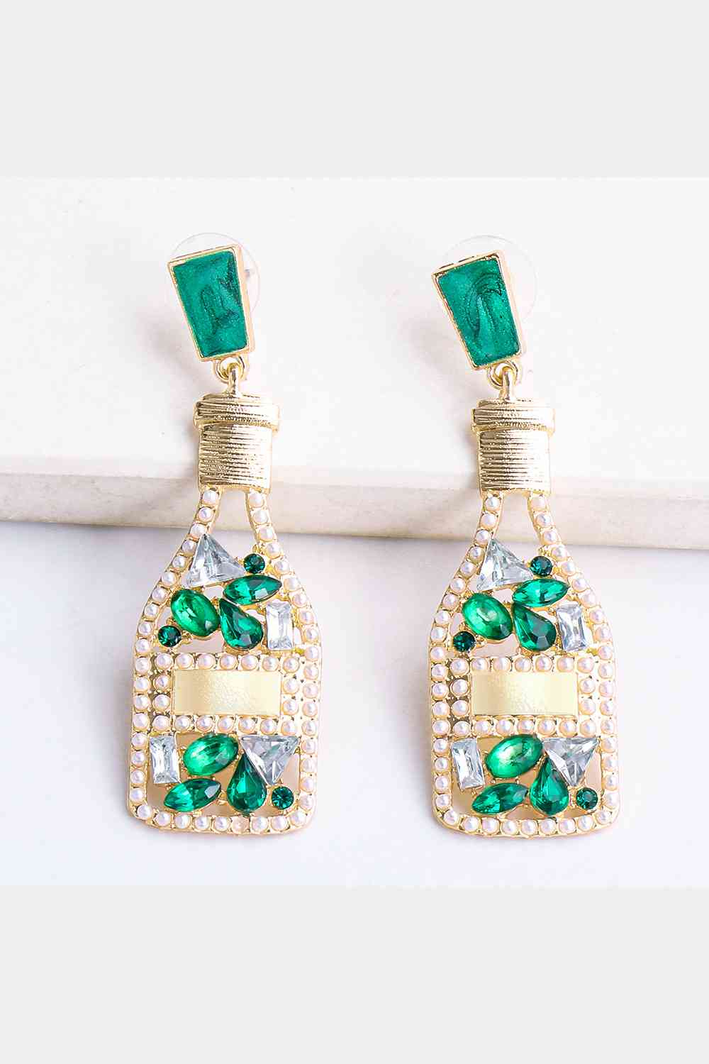 Pop The Bottle Dangle Earrings