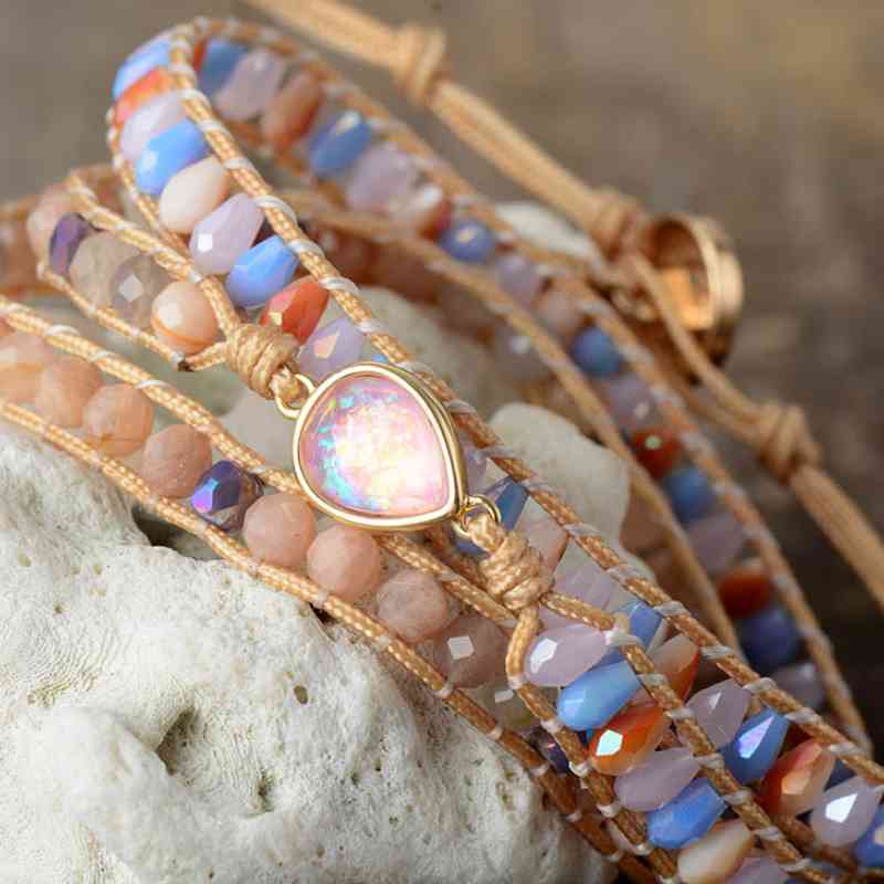 Rocky Opal Beaded Bracelet