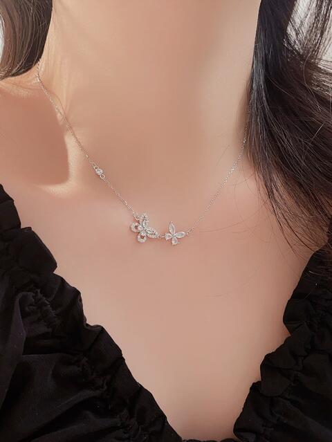 Silver Butterfly Necklace