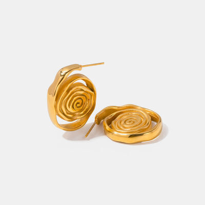 Honey Suckle Hoop Earrings