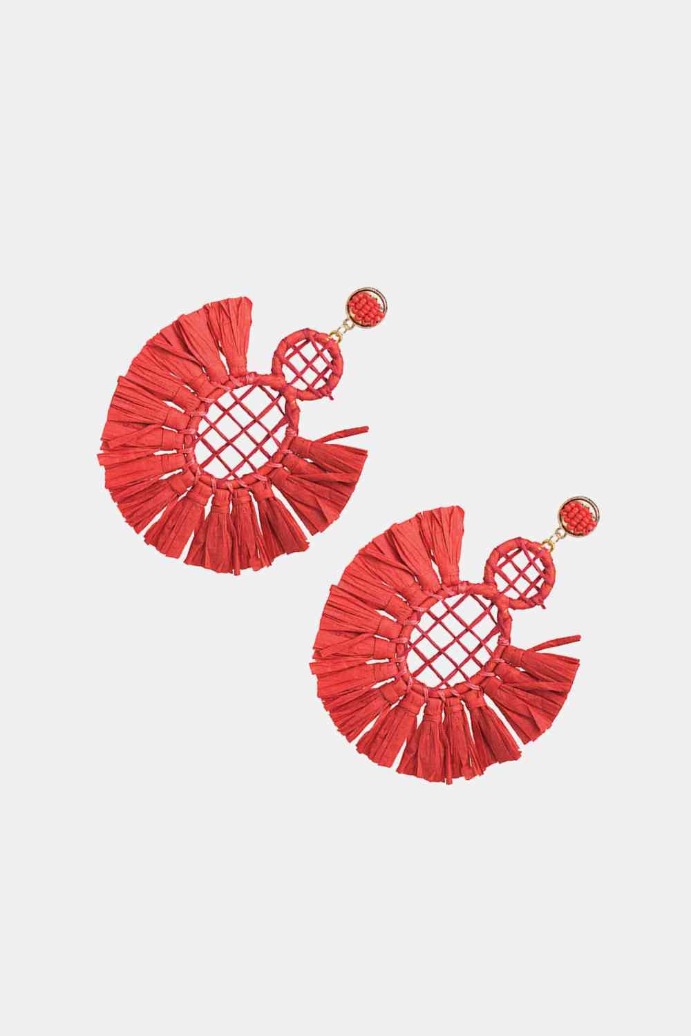 Raffia Dangle Earrings