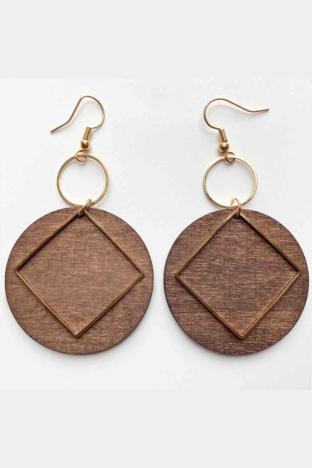 Wooden Dangle Earrings