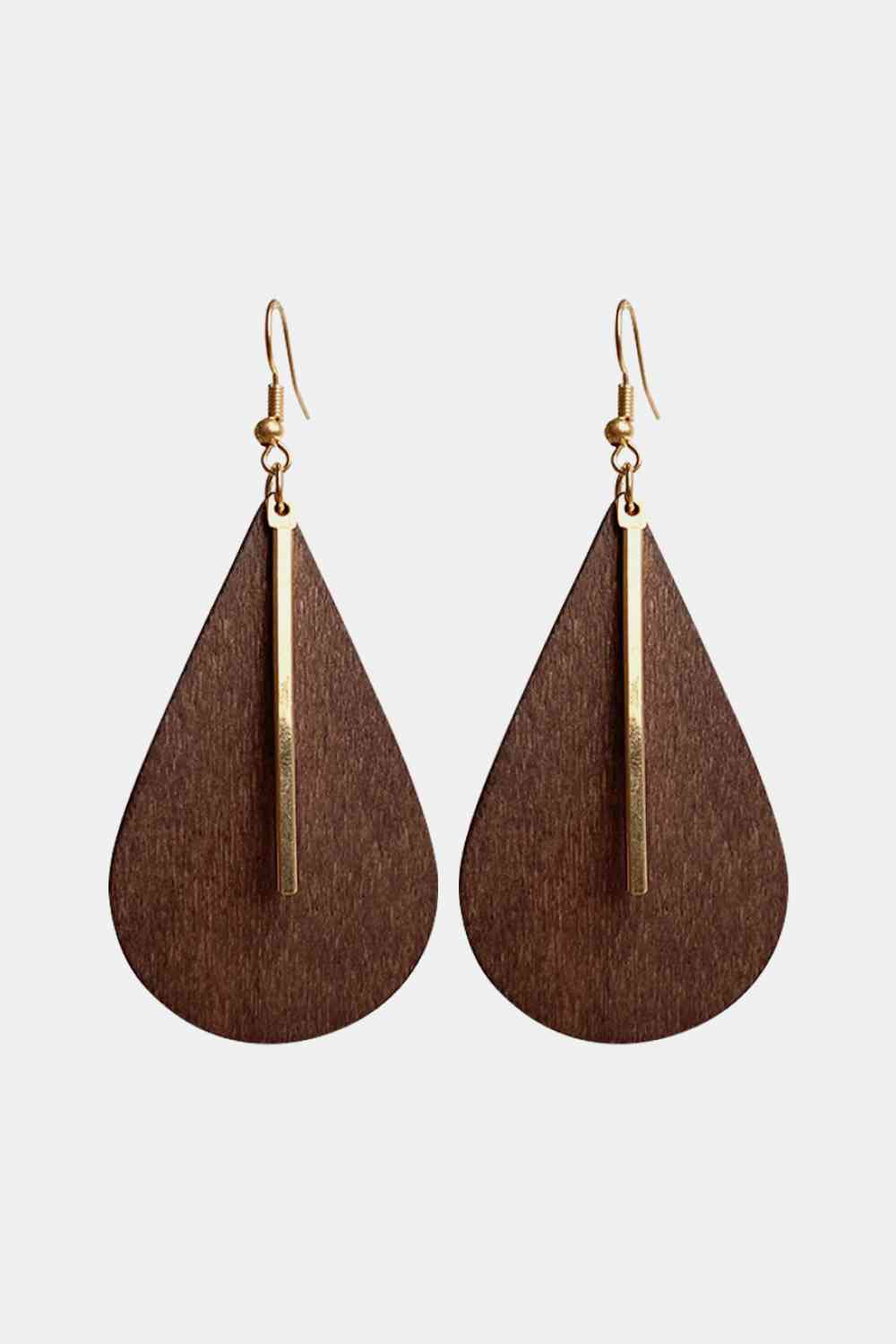 Wooden Dangle Earrings