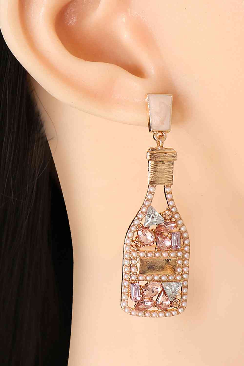 Pop The Bottle Dangle Earrings