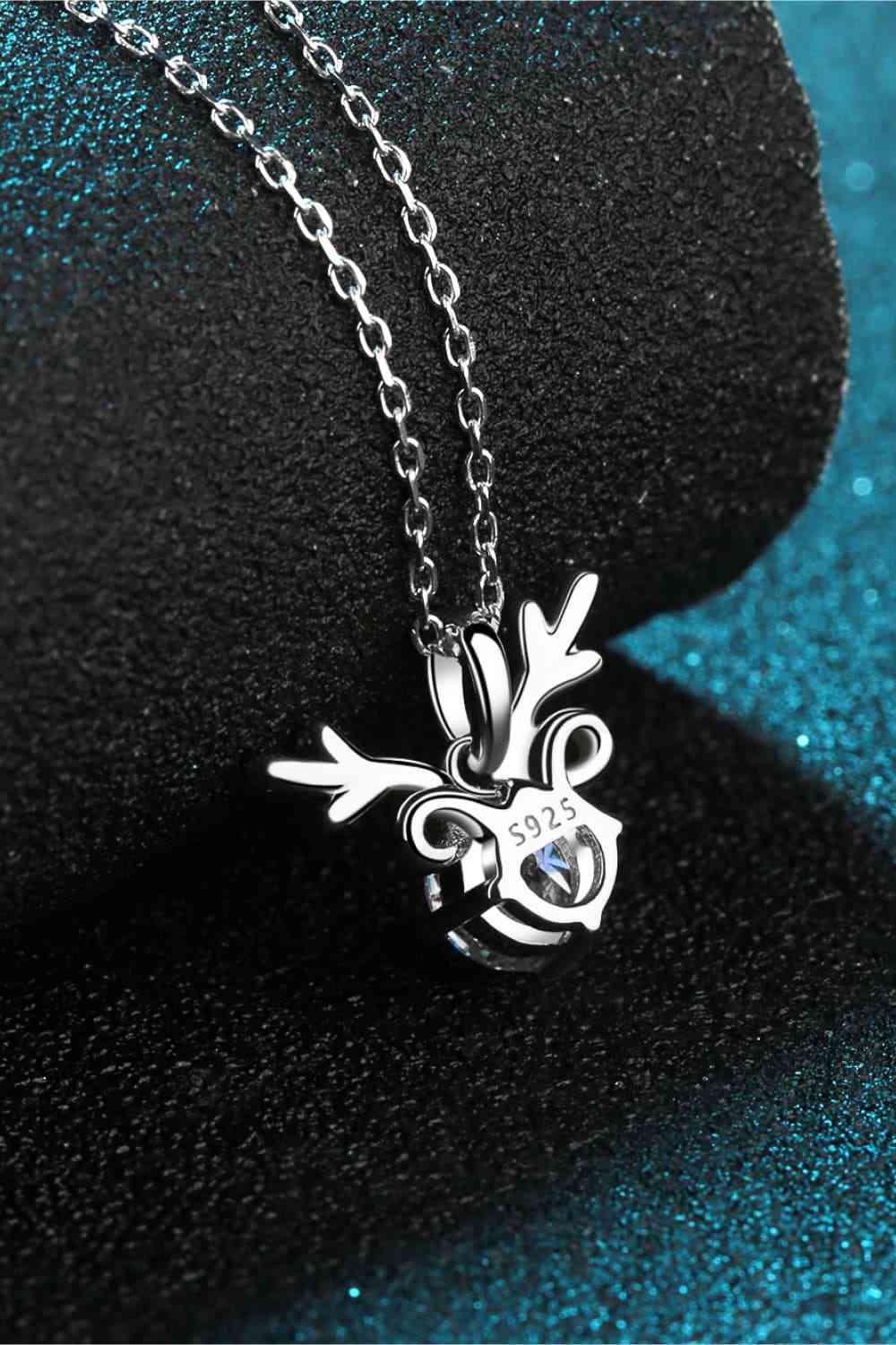 Moissanite Antlers Necklace