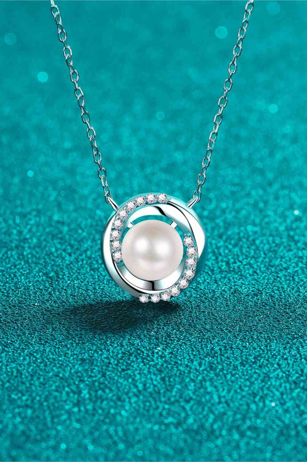 Pearl Rhodium-Plated Necklace