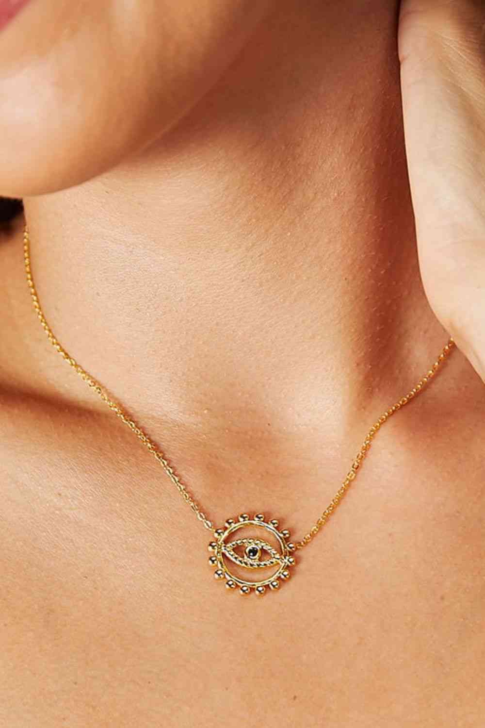 Sun Eye Pendant Necklace