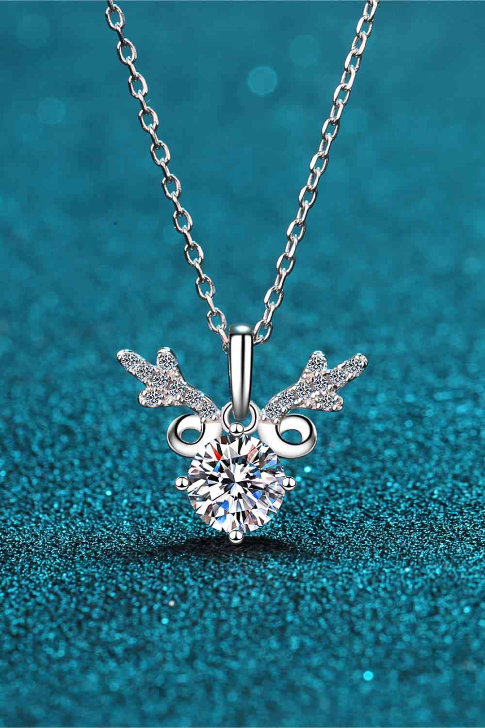 Moissanite Antlers Necklace