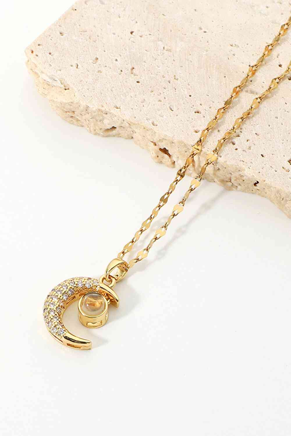 Chance Moon Pendant Necklace