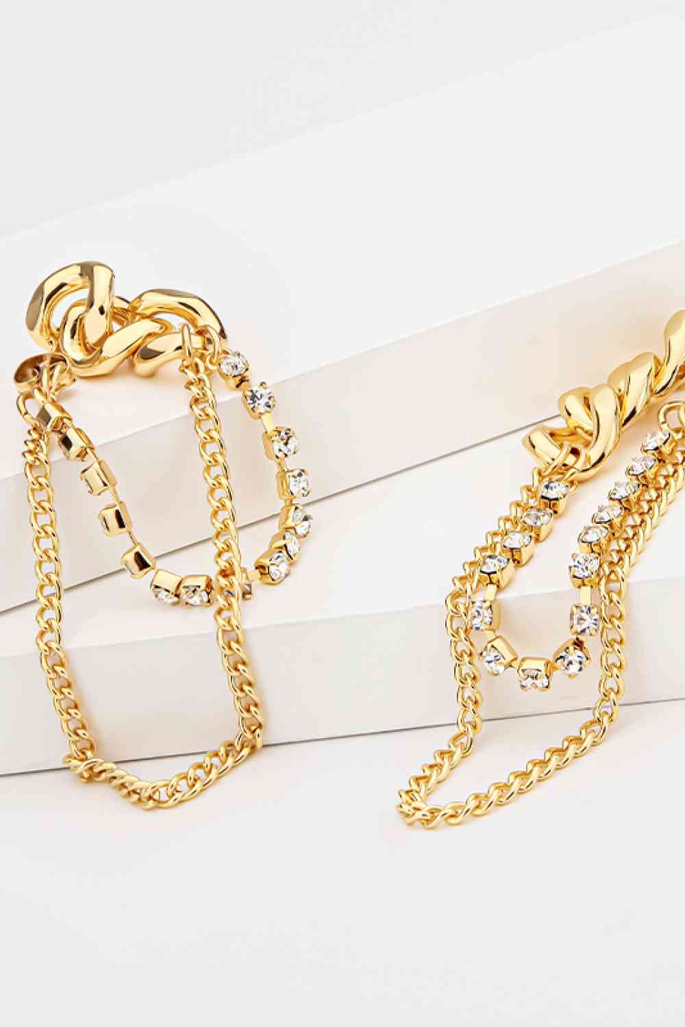 Rhina Copper Chain Earrings