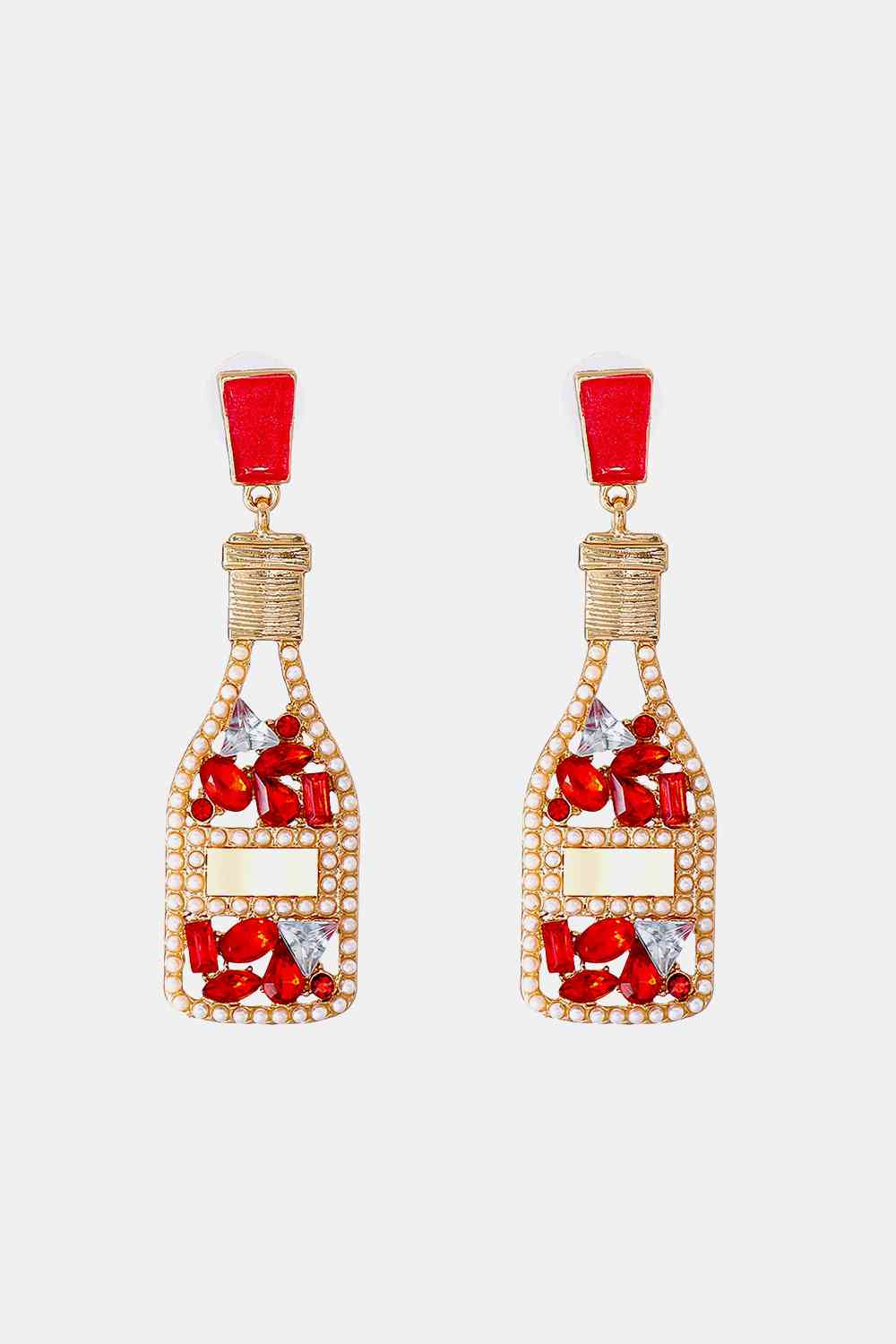 Pop The Bottle Dangle Earrings