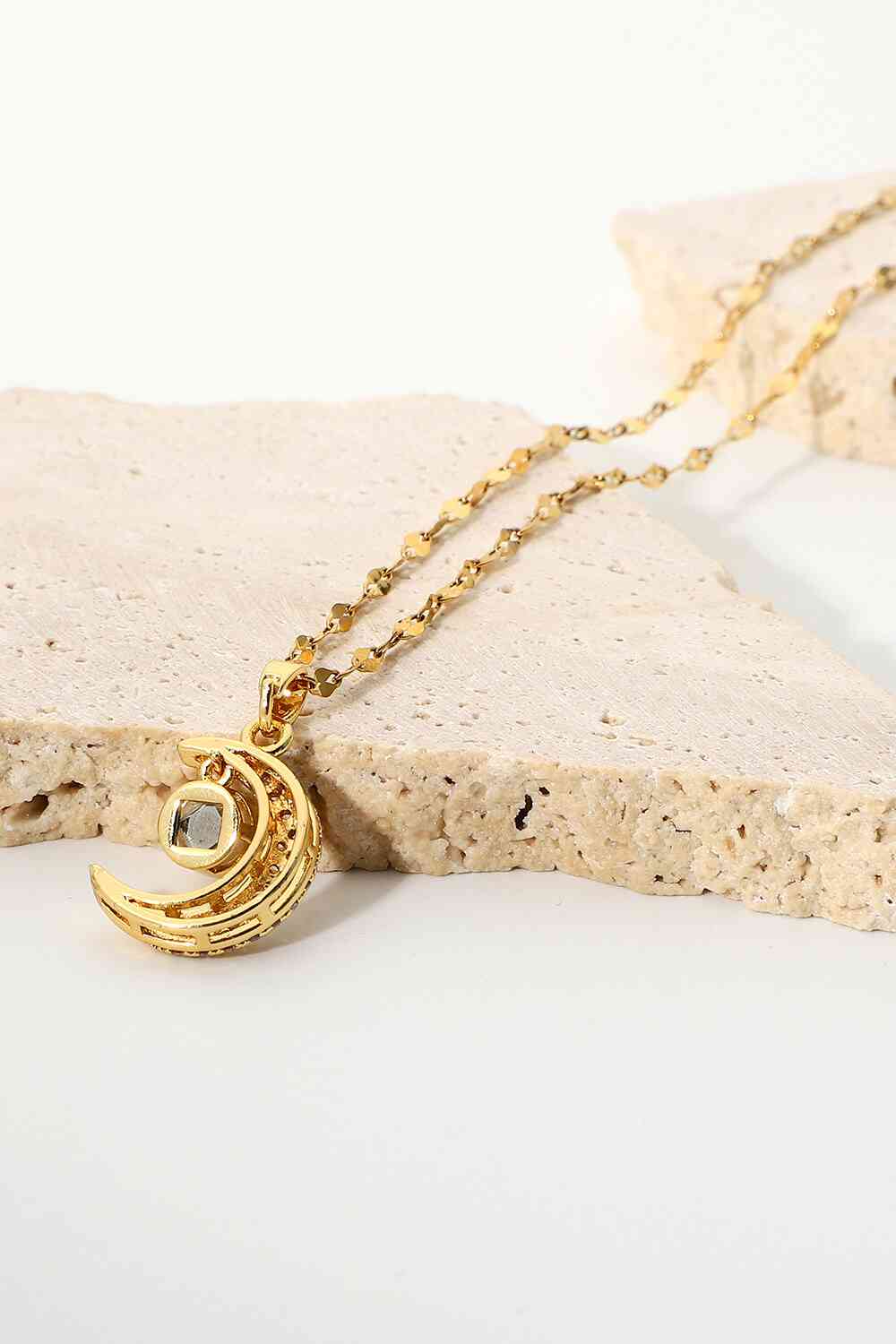 Chance Moon Pendant Necklace