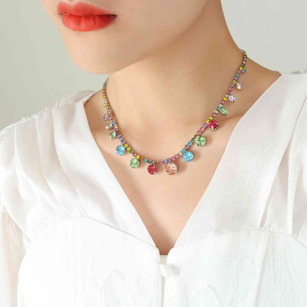 Color Drop Necklace