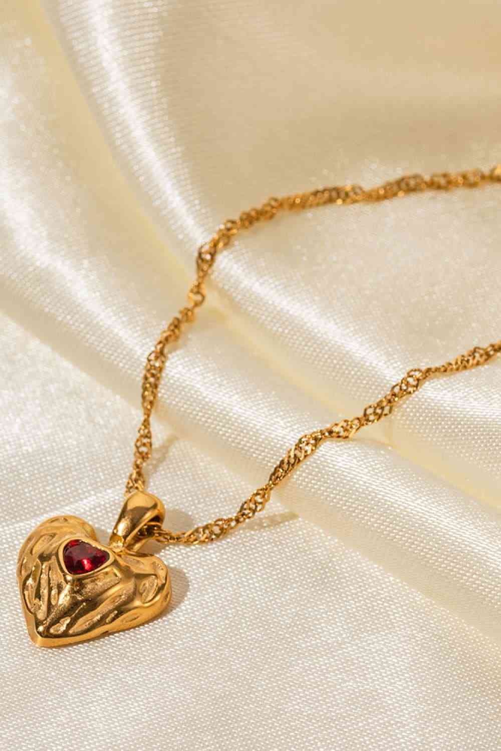 Heart Of Gold Necklace