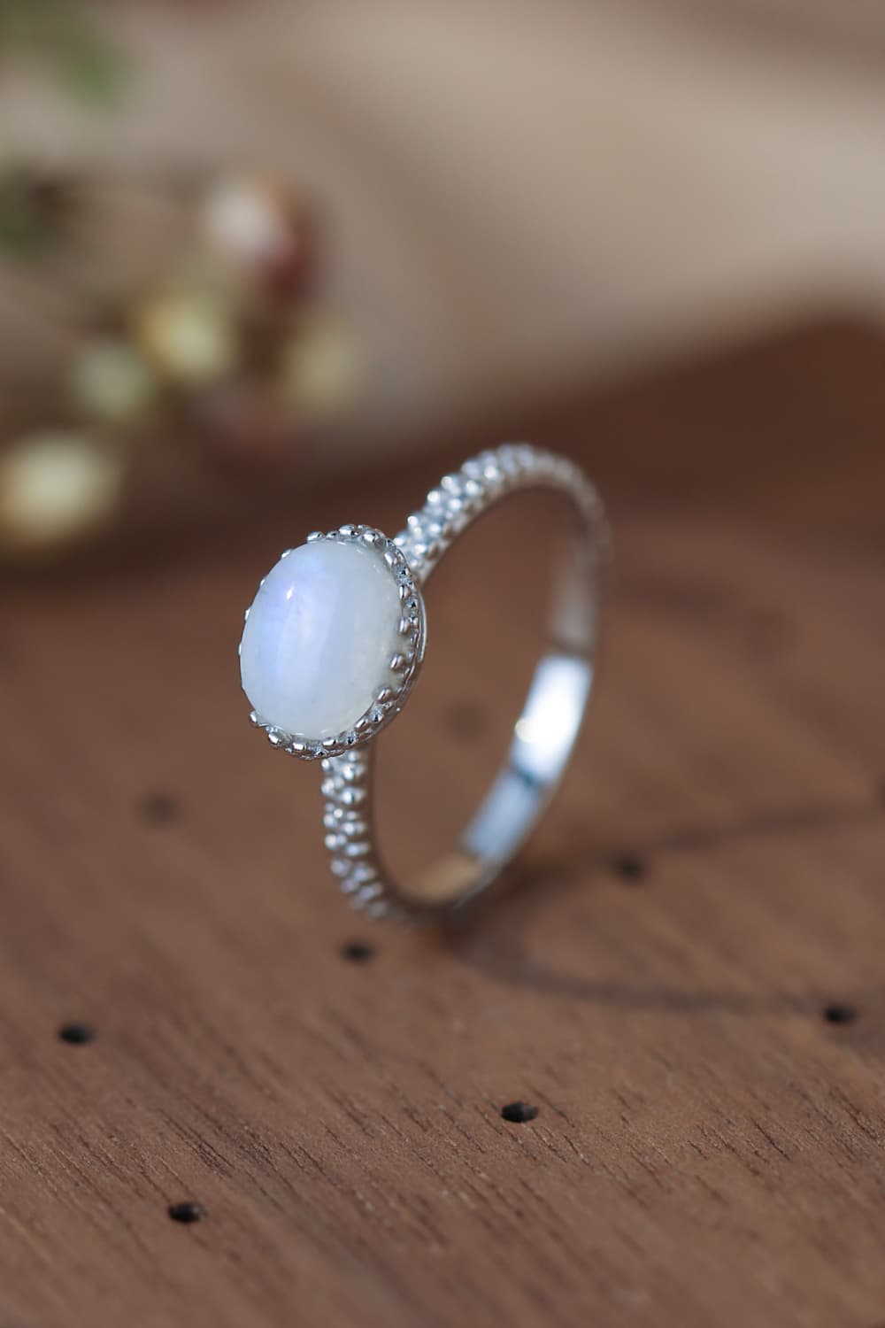 Moon Stone Love Ring