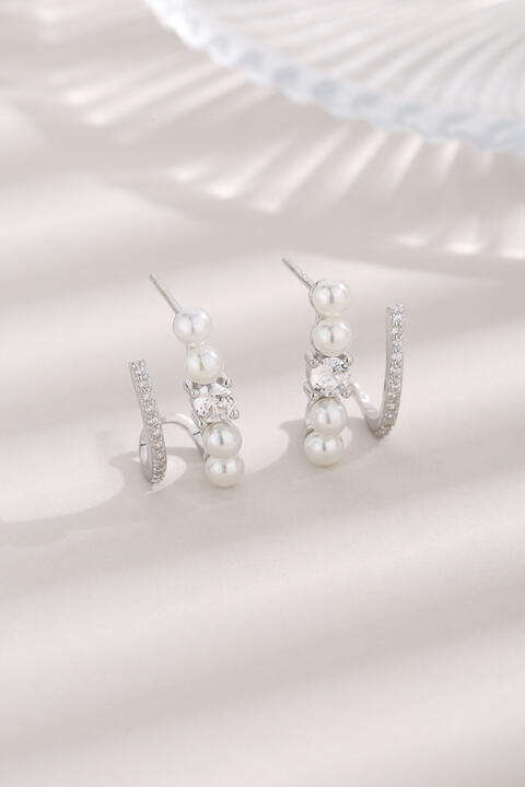 Pearl 925 Sterling Silver Earrings