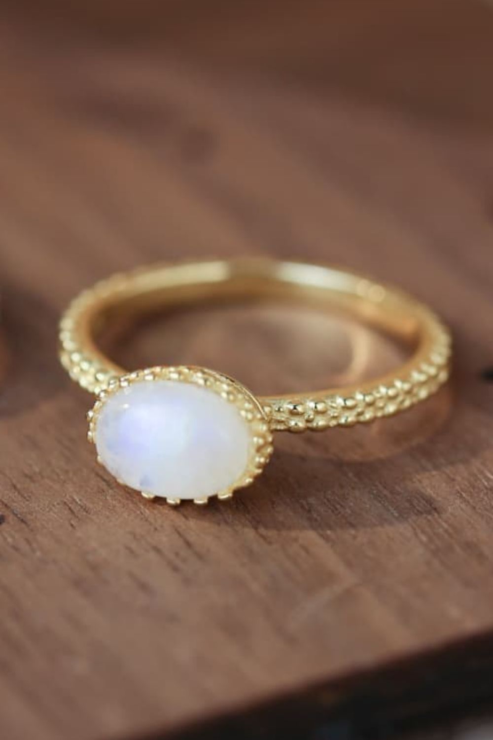 Moon Stone Love Ring