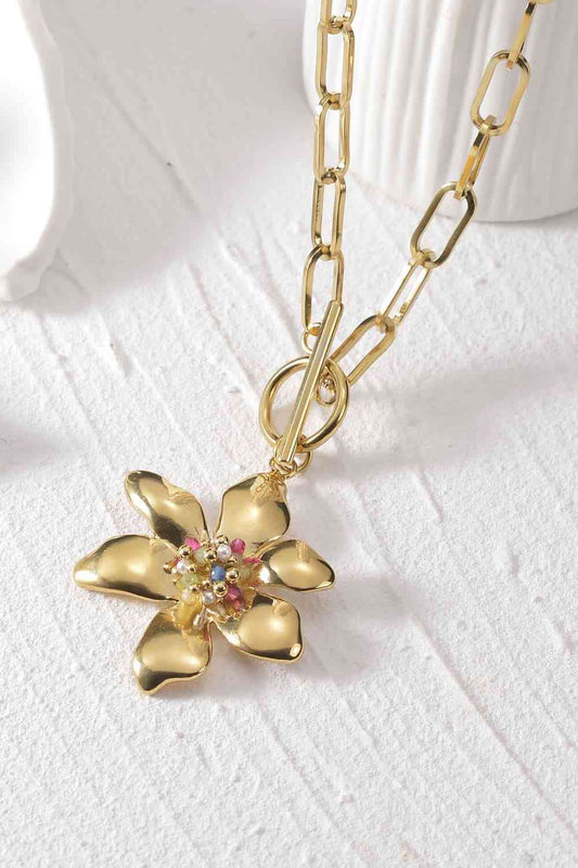 Blooming Paradise Flower Necklace