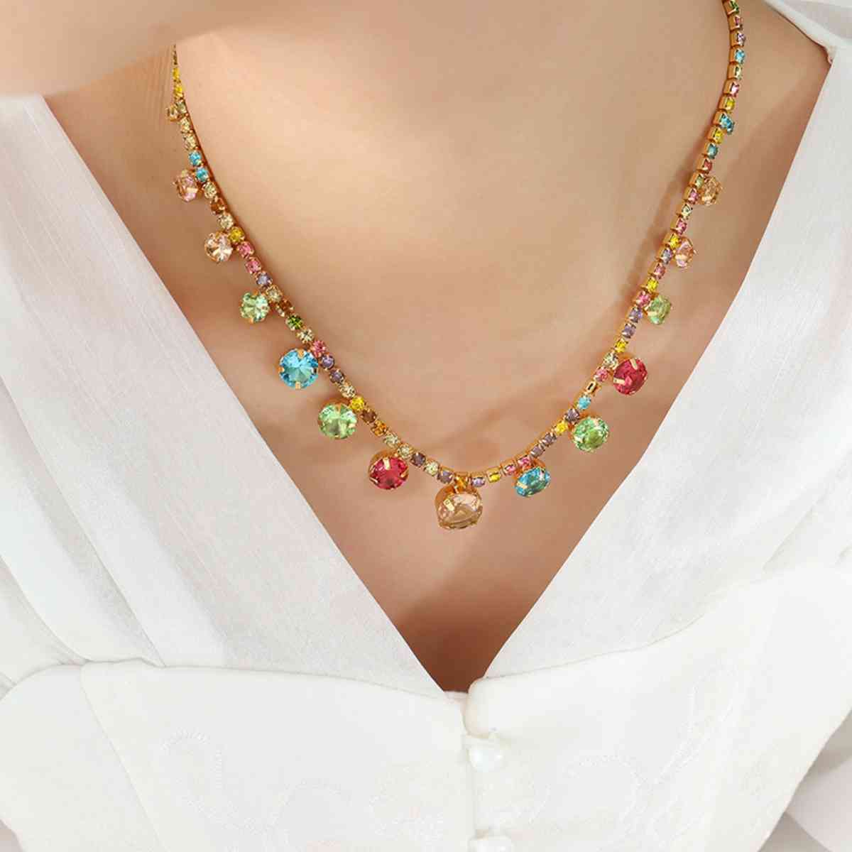 Color Drop Necklace