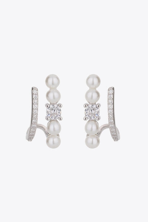 Pearl 925 Sterling Silver Earrings