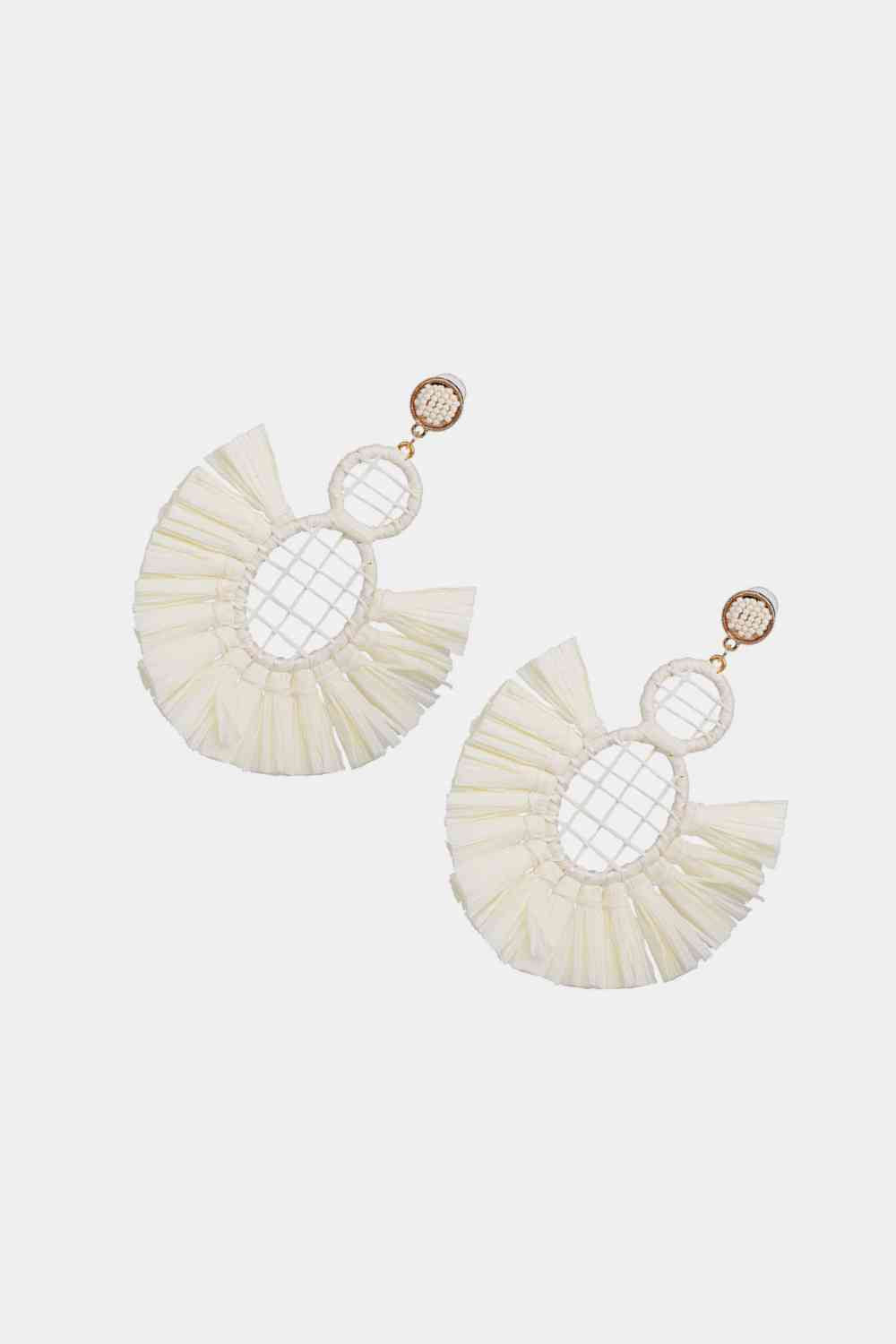 Raffia Dangle Earrings