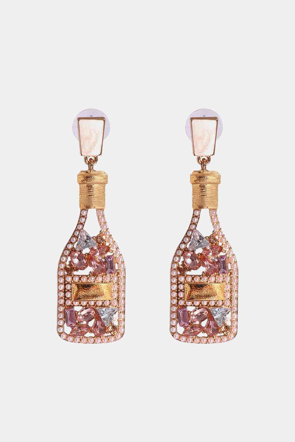 Pop The Bottle Dangle Earrings