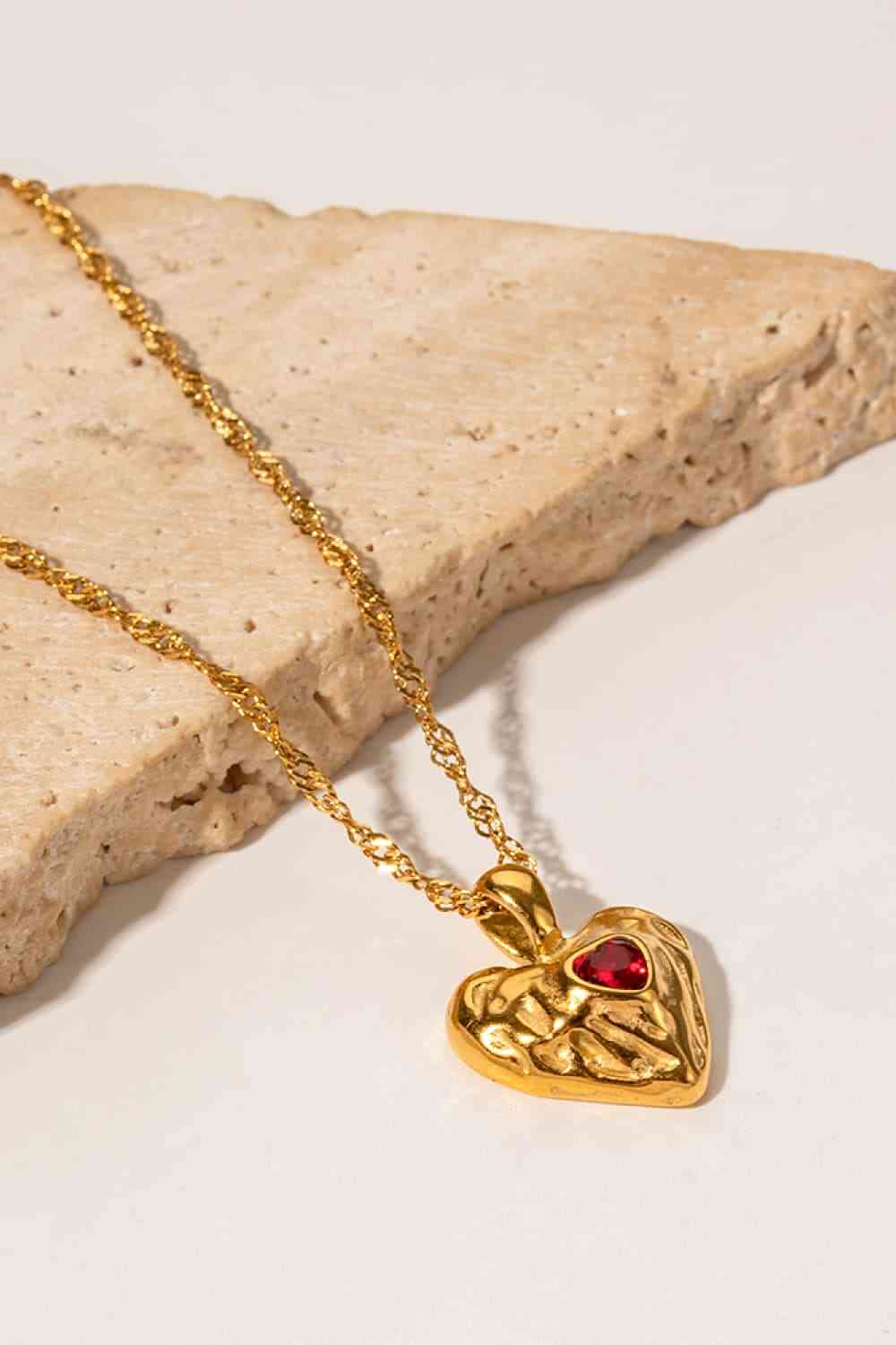 Heart Of Gold Necklace