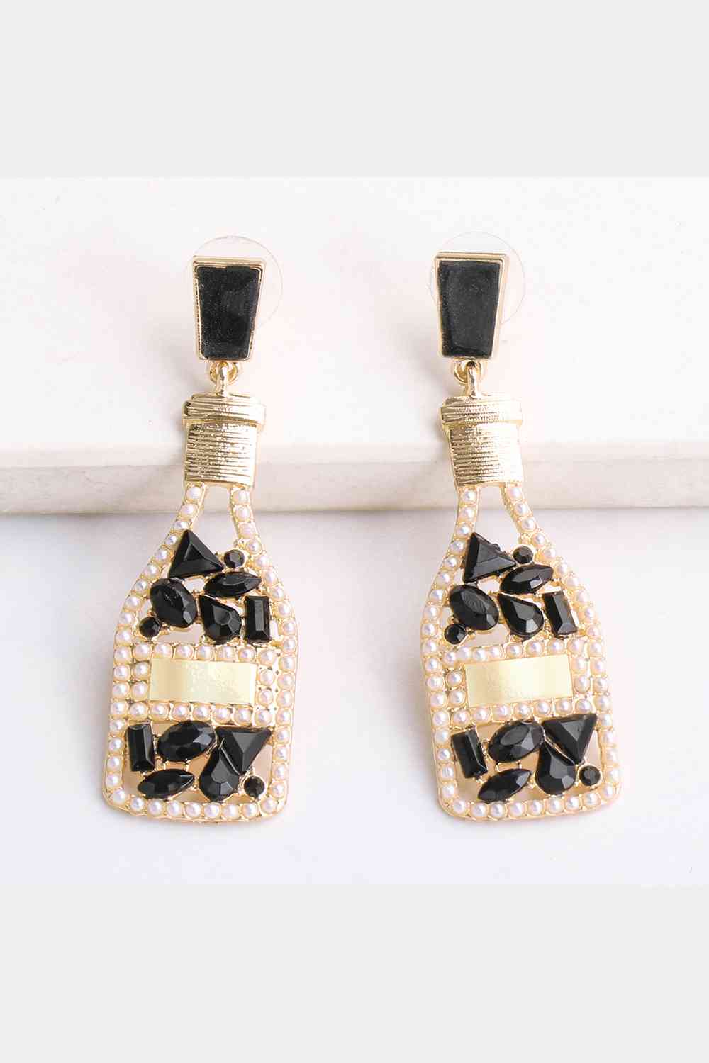 Pop The Bottle Dangle Earrings