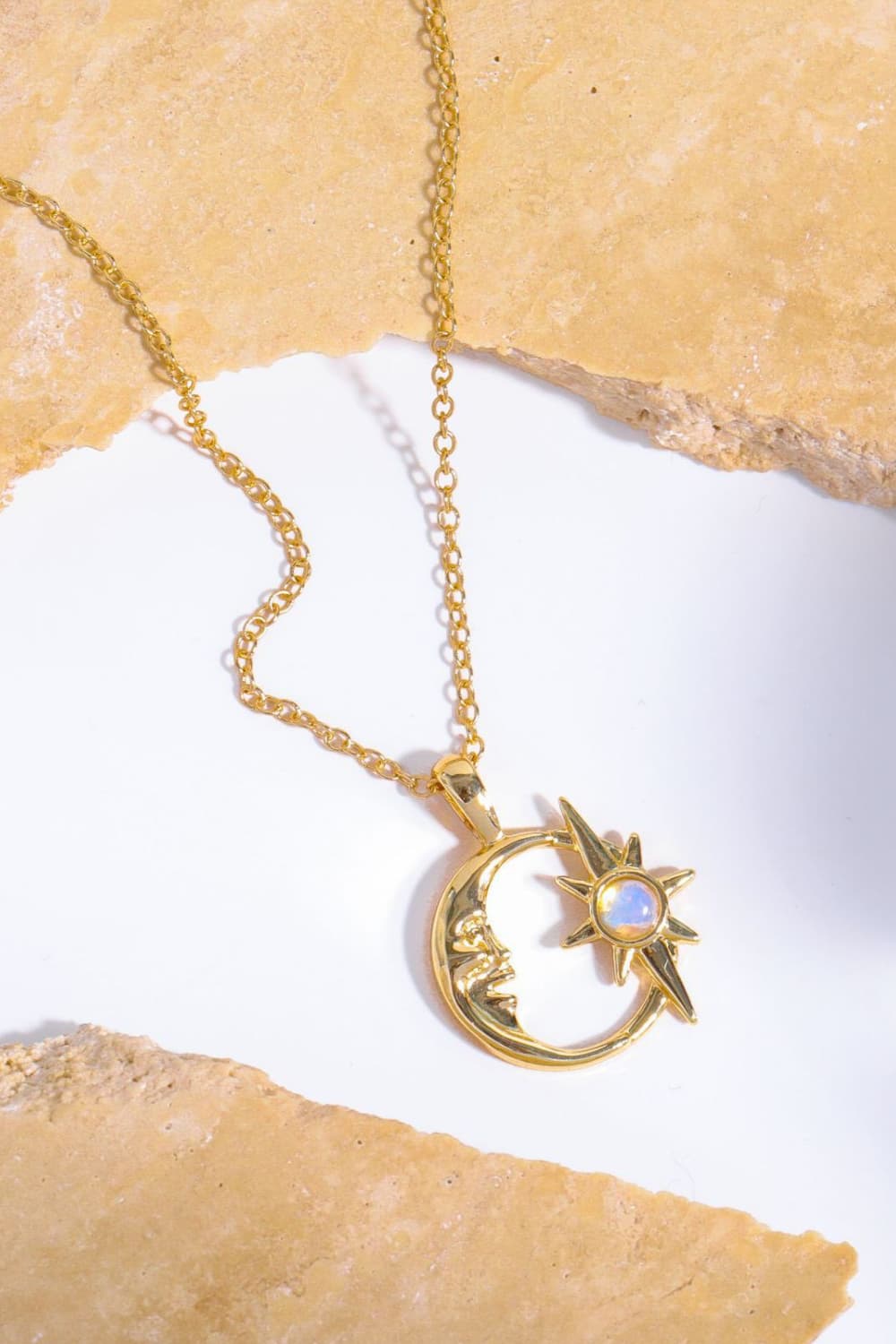 Crescent Star Necklace