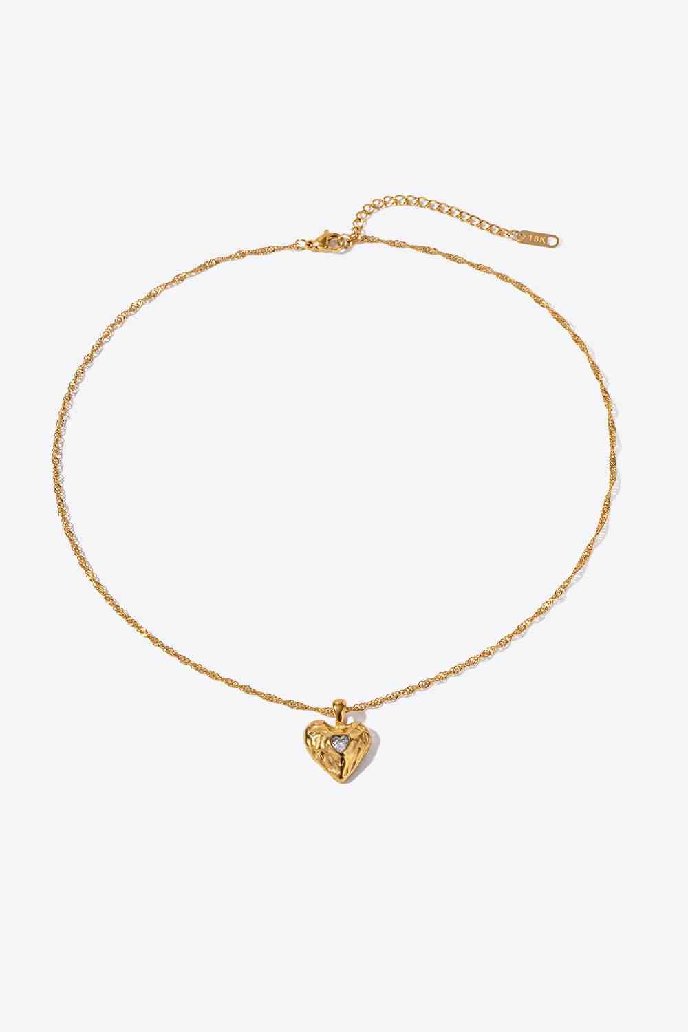 Heart Of Gold Necklace