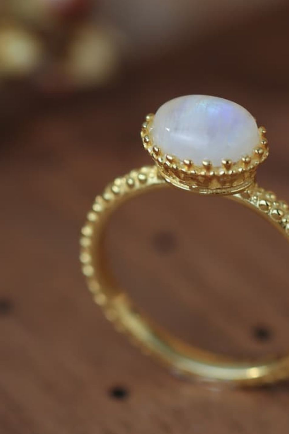 Moon Stone Love Ring